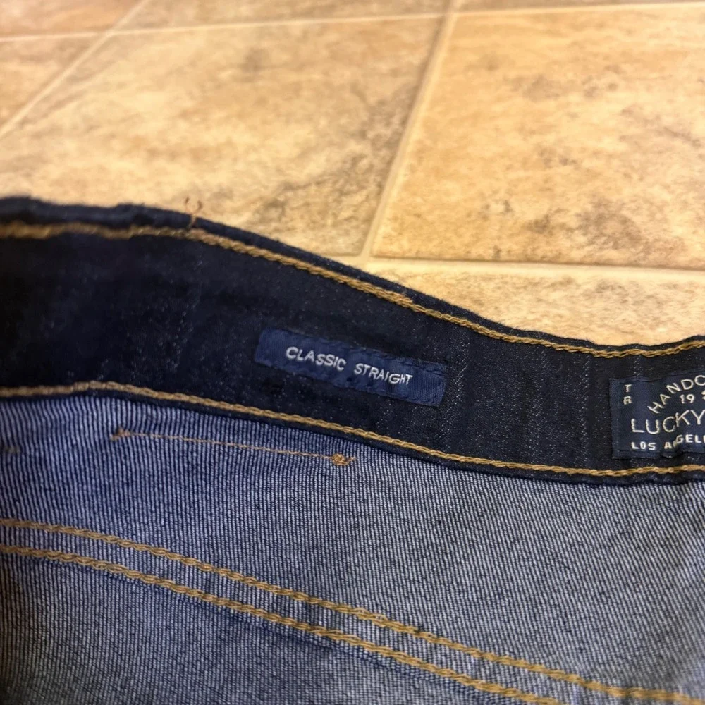 Lucky Brand Kids Classic Straight‎ Jeans Richmond Dark Wash Indigo Size 20